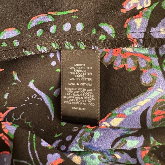 Express Paisley Boho Long Sleeve Maxi Dress - Picture 7 of 8